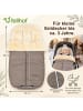 Kinderhaus Blaubär Kinderwagenfellsack CORTINA TOP in Beige Melange