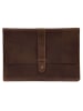 Buckle & Seam Aspen Laptophülle Leder 20,5 cm brown