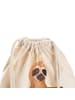 Mr. & Mrs. Panda Baumwolltasche Faultier Yoga mit Spruch in Creme
