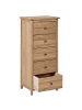 Beliani Kommode SALTON in Braun - (W) 50 x (H) 111 x (L) 39 cm
