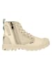 Palladium Schnürschuhe in Creme