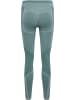 Hummel Leggings Hmlmt Lulu Seamless Scrunch Tights in NORTH ATLANTIC MELANGE