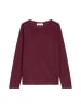 Marc O'Polo Strickpullover slim in aubergine red