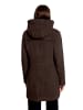 Gil Bret Dufflecoat mit Kapuze in Braun