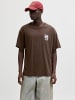 Jack & Jones T-shirt in Chocolate Brown