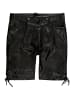 JP1880 Lederhose in schwarz