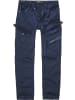 Brandit Cargohose "Adven Slim Fit Pants" in Blau