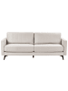 Beliani 3-Sitzer Sofa MALA in Beige/Schwarz - (W) 205 x (H) 82 x (L) 76 cm
