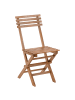 Beliani 3-tlg Bistro Set SOLAROLO in Braun
