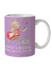 Mr. & Mrs. Panda Tasse E-Gitarre Zwei Riffs mit Spruch in Lavendeltraum