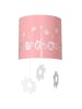 Licht-Erlebnisse Wandlampe (B)22 x (H)26 cm in Rosa WeißRosa Weiß