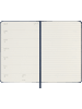 Moleskine 12 Monate Wochen Notizkalender 2024, Fester Einband in Saphir