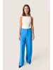 Soaked in Luxury Pants Suiting SLCorinne Gerade Passform in Palace Blue