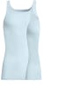 Con-ta Feinripp Unterhemd 2er-Pack in hellblau