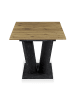 B&D Home Ausziehtisch WILLEM in Eiche Optik - (B)120-160 x (H)76 x (T)80 cm
