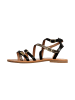Les Tropéziennes par M Belarbi Ledersandalen Les Bukel Schwarz