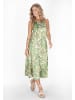 IZIA Women Dress in green multicolor