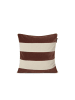 Lexington Kissenhülle Striped in Braun | Beige