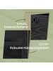 VASAGLE Schuhbank Custos in Schwarz - (B)104 x (H)48 x (T)30 cm