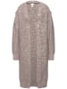 Ulla Popken Strickjacke in dunkles taupe