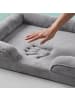 relaxdays Hundebett "L" in Grau - (B)89 x (H)17 x (T)63 cm