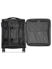 Roncato Jazz 4.0 4 Rollen Kabinentrolley S 55 cm mit Dehnfalte schwarz