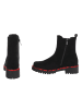 Ital-Design High Heel in Schwarz und Rot