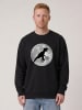 wat? Apparel Sweatshirt Flying TRex in Schwarz