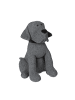 relaxdays 5x Türstopper "Hund" in Grau