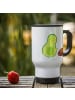 Mr. & Mrs. Panda Thermobecher Avocado Kern rollt ohne Spruch in Weiß