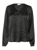 Kaffe Shirtbluse KAluna Regular fit in Black/Steeple Gray Dot