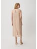 comma Kleid lang in Beige