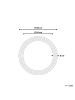 Beliani Wandspiegel BANNE in Braun - (W) 80 x (H) 80 x (L) 3 cm
