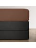 BettwarenShop Spannbettlaken Boxspring in braun