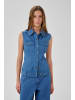 My Essential Wardrobe Weste MWSaka Tight fit in Clear blue wash