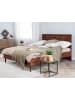 Beliani Doppelbett MIALET in Braun - (W) 187 x (H) 106 x (L) 209 cm