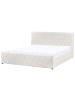 Beliani Doppelbett ROCHEFORT in Weiß - (W) 190 x (H) 99 x (L) 214 cm