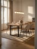 KADIMA DESIGN Esszimmertisch 140x80x76 cm Massivholz / Metall Esstisch