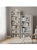 relaxdays Bücherregal in Weiß - (B)60 x (H)82 x (T)24 cm