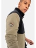 Camel Active Fleecejacke aus recyceltem Polyester in Khaki