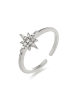 Luxenter Ring Kimsel mit Rhodium-Kimsel silver