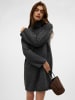 Vero Moda Strickkleid in Dark Grey Melange