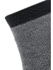 Zigzag Sportsocken Lime in 1011 Dark Grey Melange