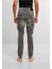 2Y Premium 2Y Premium 2Y EMILIO RIPPED SLIM FIT JEANS in washed grey