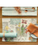 Sander Baumwollmischung, Gewebt, Gobelin Tischset 2er-Pack Flowery Patch in mint-grau-bunt