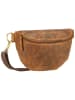 Greenburry Gürteltasche Vintage Bauchtasche Leder in Sattelbraun