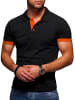 Style Division Poloshirt - SDTACOMA in Schwarz-Orange