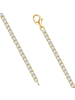 Trilani Armband aus Sterling Silber mit Zirkonia in gelbgold