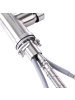 Beliani Küchenarmatur WICHABAI in Silber - (W) 27 x (H) 35 x (L) 6 cm