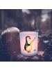 Mr. & Mrs. Panda Kerzenhalter Glas Pinguin Angler ohne Spruch in Transparent
